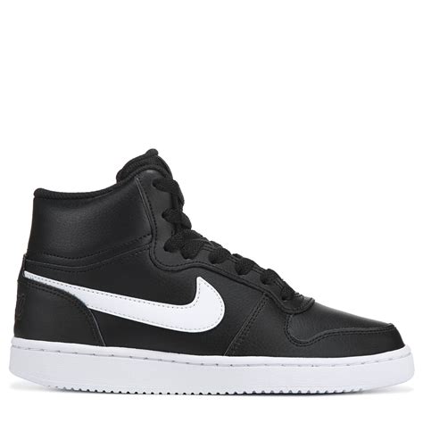 Nike Leather Ebernon High Top Sneakers in Black/White (Black) - Lyst