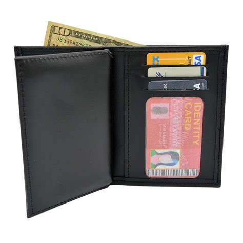 DEA Special Agent Leather Badge Wallet with Double ID Holders | Federal ...