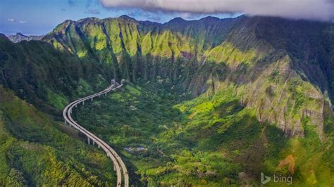 Interstate island of Oahu Hawaii-2016 Bing Desktop Wallpaper-1920x1080 Download | 10wallpaper.com