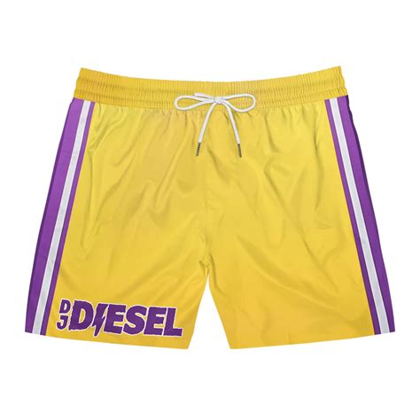 Exclusive DJ Diesel/Shaq Inspired Lakers Shorts - Limited Edition Matc