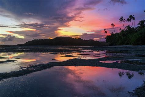 Sunset in Fiji Photograph by Kristina Abramovic - Pixels