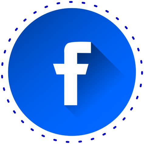 Facebook redes sociais cor azul - Ícones Social media e Logos