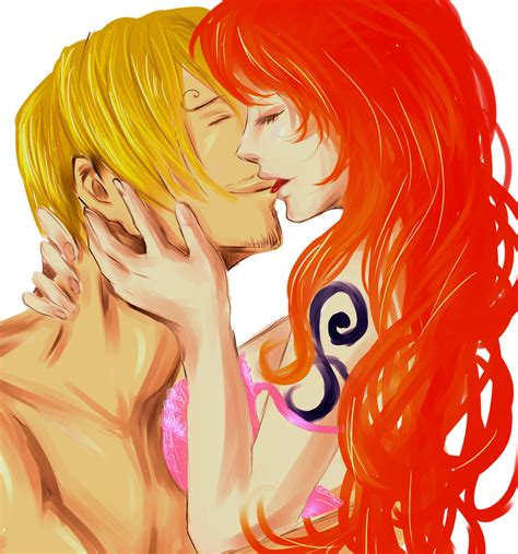 Sanji and Nami by yamanai on DeviantArt