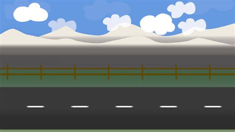 Free Animated Cartoon Road Scene | The Stringbox