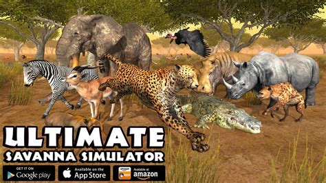 "Ultimate Savanna African Animal Simulator" By Gluten Free Games- Nominated Best Mobile Game Of ...