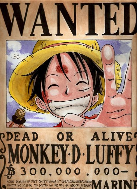 One Piece Wanted Poster Wallpapers - Wallpaper Cave