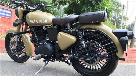 Royal Enfield Bullet 350 Classic Signals | Multispoke Alloys | Stormrider Sand | Walkaround ...