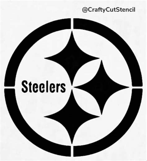 Pittsburgh Steelers Football 1 Stencil Durable & Reusable - Etsy