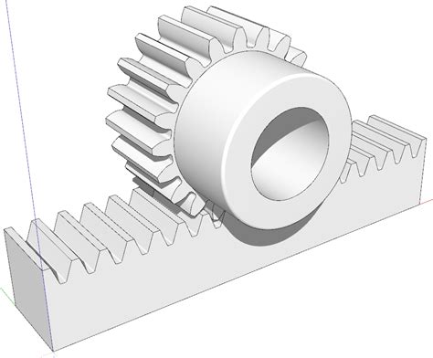 Modeling Rack and pinion gears - SketchUp - SketchUp Community