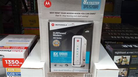 Motorola Surfboard SB6141 Cable Modem | Costco Weekender