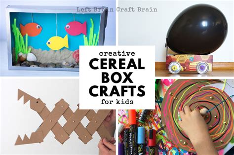 30+ Super Creative Cereal Box Crafts and Projects for Kids - Left Brain Craft Brain