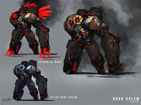 Dark Golem by benedickbana on DeviantArt