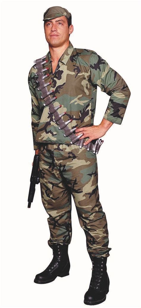 85154 XL Camouflage Commando Costume — The Costume Shop