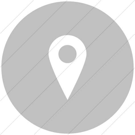 White Location Icon Png #288732 - Free Icons Library