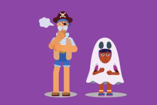 Characters Halloween Vector Illustration Graphic by altumfatih · Creative Fabrica