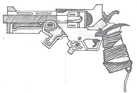 Futuristic Gun Drawing