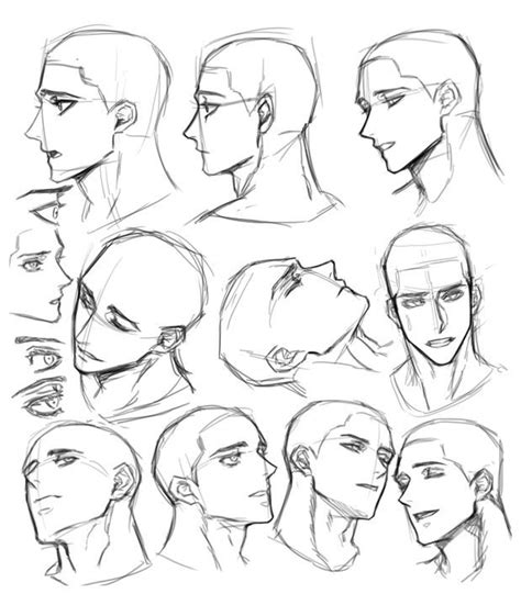 male face drawing reference | Face drawing reference, Male face drawing, Sketches