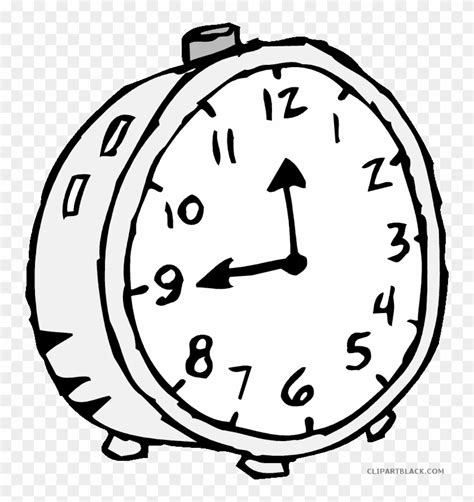 Old Clock Tools Free Black White Clipart Images Clipartblack - Time Clock Clip Art - Free ...