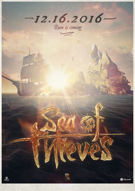 Sea Of Thieves poster on Behance