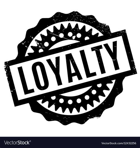 Loyalty rubber stamp Royalty Free Vector Image