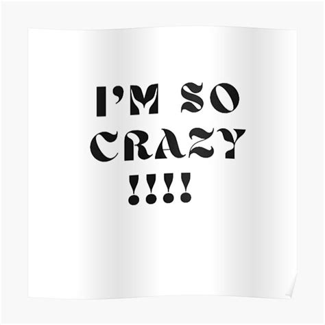 "Crazy logo" Poster by Fixdesign | Redbubble