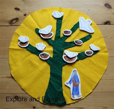 Explore and Express: Mustard Seed Materials Revisited | Bible crafts ...