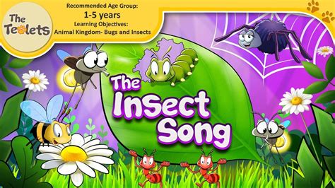 The Insect Song for Preschoolers I Bug Songs I Nursery Rhymes and Kids Songs I The Teolets - YouTube