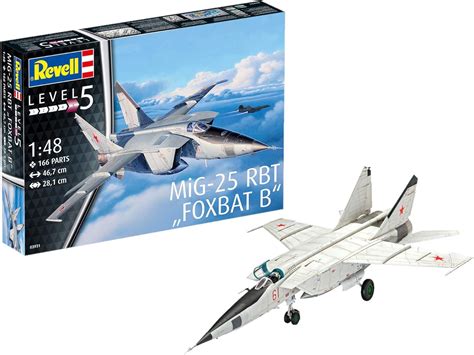 Amazon.com: Revell Germany MiG-25 RBT Model Kit Model Building Kit (80 ...