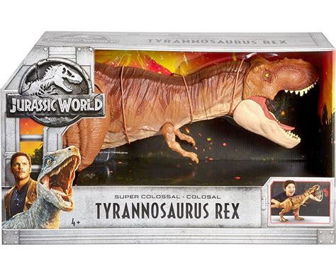 Jurassic World Fallen Kingdom Tyrannosaurus Rex Super Colossal Action Figure Mattel - ToyWiz