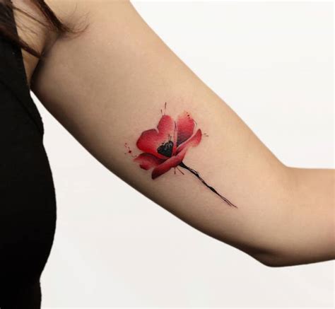 60 Beautiful Poppy Tattoo Designs and Meanings | TattooAdore