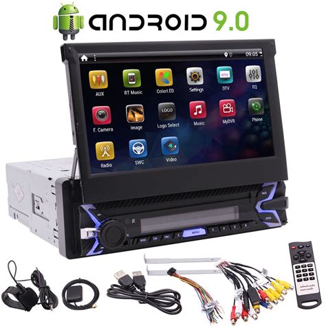 Single DIN In Dash Android 9.0 Car Stereo Head Unit with 7inch ...