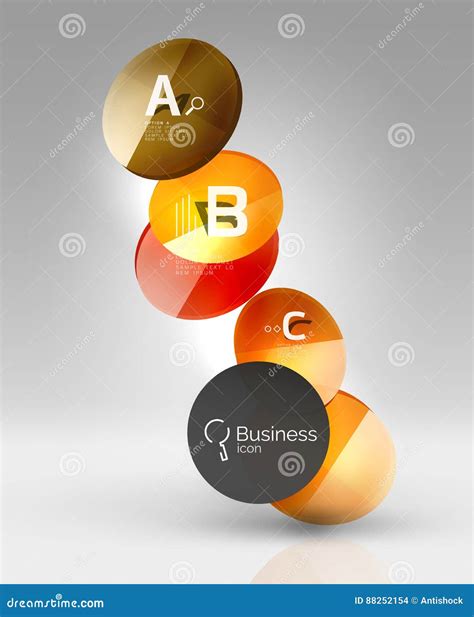 Circle banner template stock illustration. Illustration of creative - 88252154