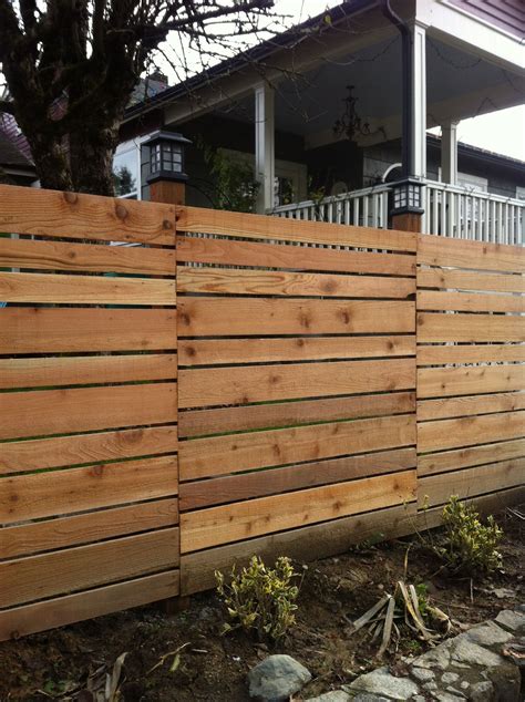 +20 Horizontal Privacy Fence Designs References