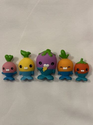 Octonauts VEGIMALS Figures Barrot Tominnow Grouber Codish Tunip Fisher ...