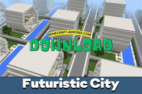 Futuristic City Map for Minecraft Minecraft Map