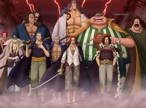 Shanks Crew | One piece manga, One piece, Manga anime one piece