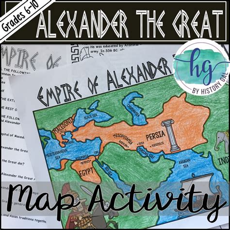 Ancient Greece: Empire of Alexander the Great Map Activity (Print and Digital) - By History Gal