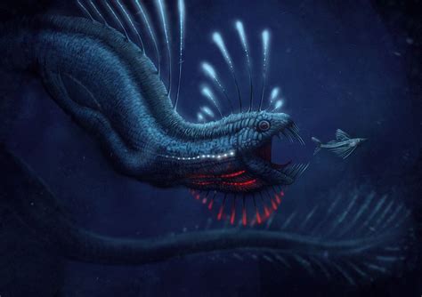 deep sea dragon by Apsaravis on deviantART | Sea creatures art, Deep sea creatures, Ocean monsters