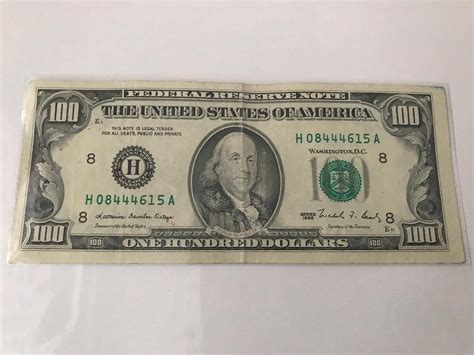 100 DOLLAR BILL 1988 VINTAGE real money | Etsy