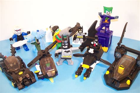 2008 LEGO BATMAN THE VIDEO GAME SET OF 8 McDONALD'S HAPPY MEAL TOY'S ...