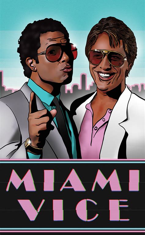 Miami Vice Poster on Behance