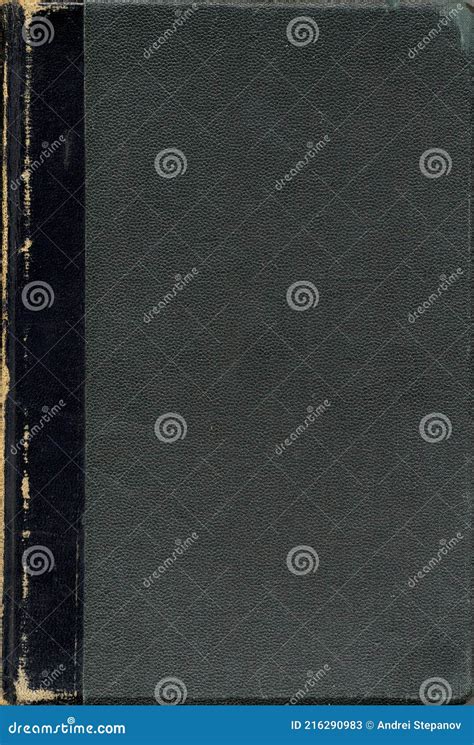 Black Old Book Cover. Artificial Leather Texture. Stock Image - Image of design, backdrop: 216290983