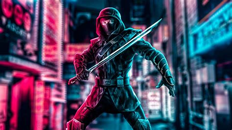 Neon Samurai Wallpapers - Top Free Neon Samurai Backgrounds - WallpaperAccess