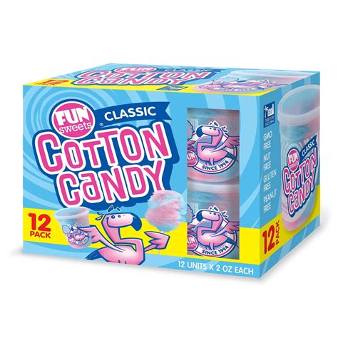 Fun Sweets Classic Cotton Candy (12 ct.) - Walmart.com