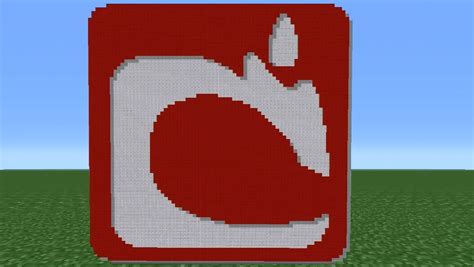 Mojang Logo In Minecraft