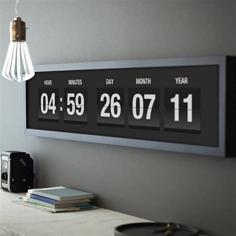 Large digital wall clock