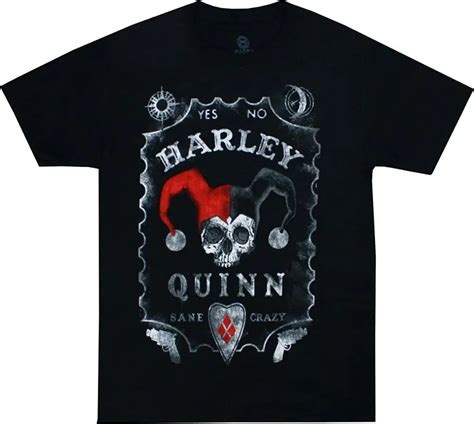 2017 New Arrival Funny Mens Tops Cool O Neck T Shirt Design T Shirts Casual Cool Harley Quinn ...