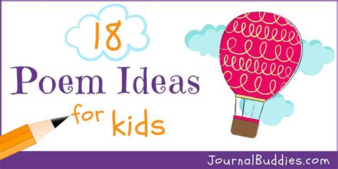 18 Great Topics and Poem Ideas for Kids » JournalBuddies.com