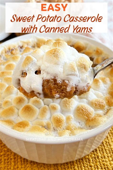 Sweet Potato Casserole with Canned Yams | Recipe in 2024 | Sweet potato recipes casserole ...