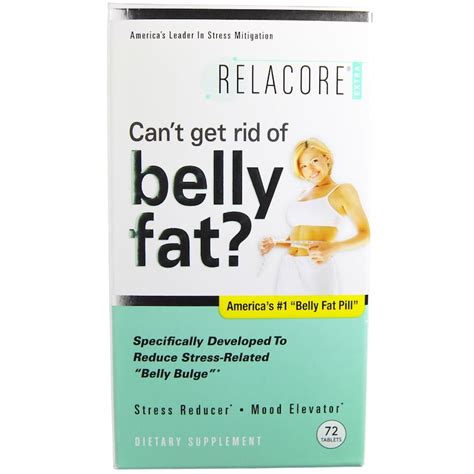 Relacore, Extra, Belly Fat Pill, 72 Tablets - Walmart.com - Walmart.com